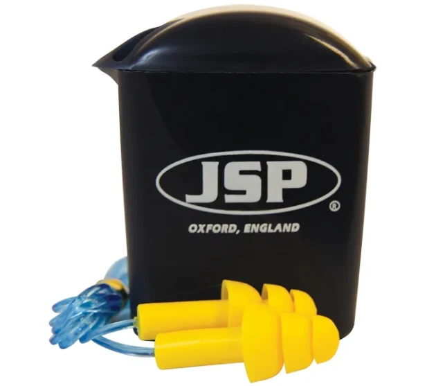 SHJSP068 JSP uudelleenkaytettavat korvatulpat sailytyskotelossa kuva