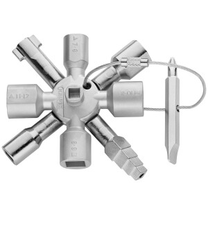 SÄHKÖKAAPPIAVAIN 10-OS. 00 11 01 KNIPEX kuva