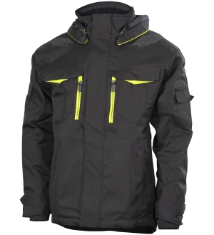 TALVITAKKI 3XL FOSTER MUSTA/FL.KELT kuva