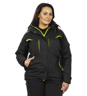 TALVITAKKI XL FEY NAISTEN MUSTA/FL.KELT kuva