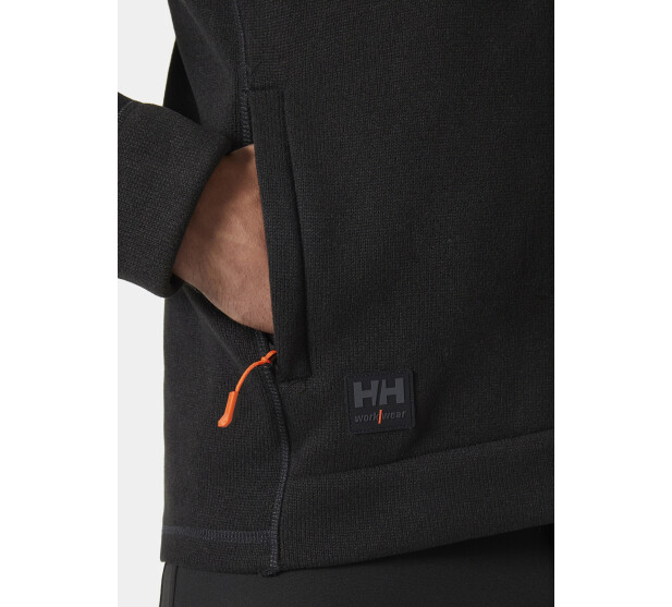 Helly Hansen Workwear FLEECETAKKI KENSINGTON MUSTA 72250 990 Kuva 5 kuva