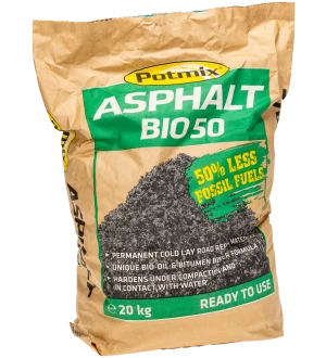 Potmix asfaltin paikkausmassa bio 20 kg s kuva