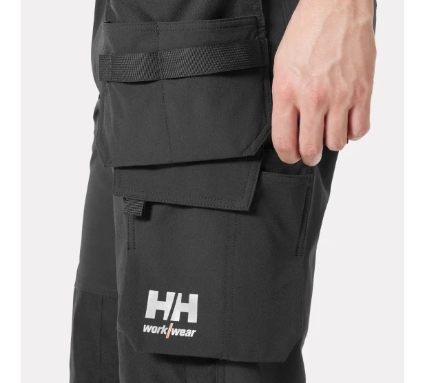 IKH HH ALNA 4X keltainen HH77427 369 Joustavat tyohousut riipputaskuilla Huomiovarina Hi Vis keltainen Saarenpaa Oy Kuva 3 kuva