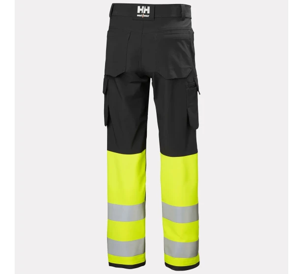 IKH HH ALNA 4X CARGO Joustavat tyohousut reisitaskuilla Huomiovarina Hi Vis keltainen Tuotekoodi HH77433 369 koko Saarenpaa Oy Kuva 5 kuva