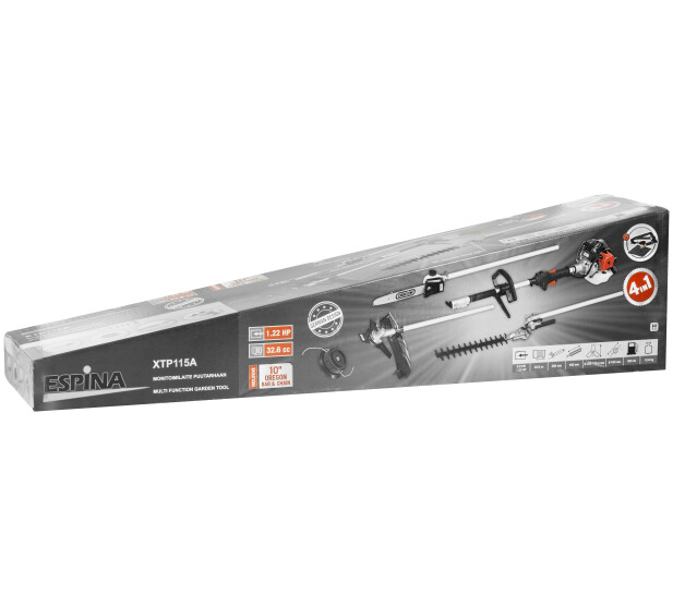 IKH MONITOIMILAITE PUUTARHAAN 4 IN 1 Tuotekoodi XTP115A Saarenpaa Oy Kuva 2 kuva