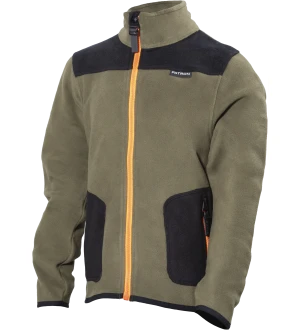 LASTEN FLEECETAKKI 120CM LYNX  ARMY/MUST kuva