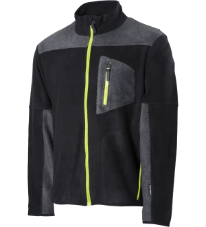 FLEECETAKKI 3XL COLBY MUSTA/MEL.HARMAA kuva