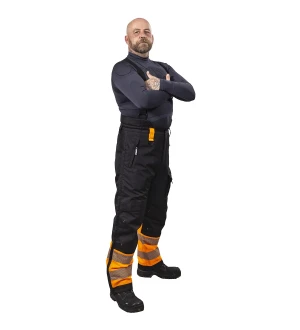 TALVIHOUSUT 2XS AUSTIN FL.ORANS/MUSTA LK kuva