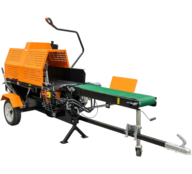 Tehokas bensiinikayttoinen siirrettava klapikone kuljetinhihnalla hydraulinen polttopuiden tekoon ja klapien siirtoon TAR380 Kuva 2 kuva