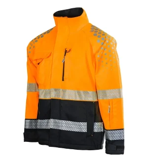 HUOMIOTAKKI 4XL DILAN HI-VIS ORANSSI/MUS kuva