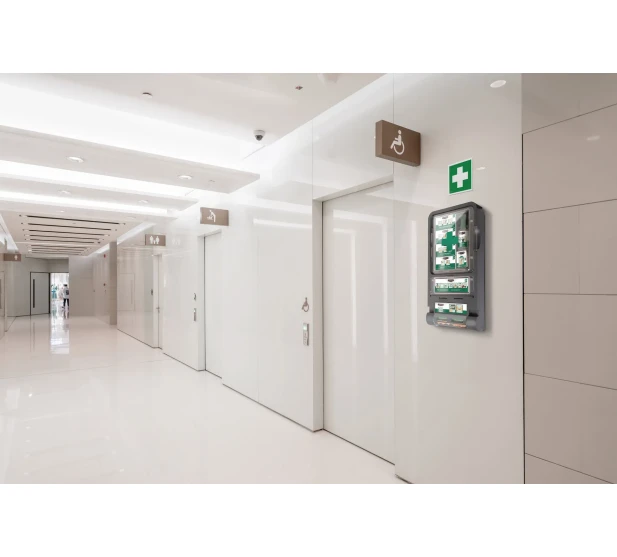 Housegard ensiapukaappi jossa sidetarvikkeet silmahuuhde ja laastarit GPT611040 Kuva 4 kuva