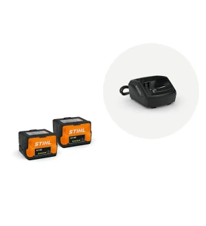 STIHL-akkusarja AK 20 Plus - 2 akkua ja laturi | 36 V 4 Ah kuva