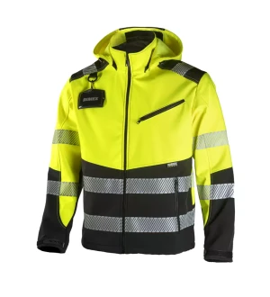 Turva Softshelltakki XL 2lk hv-keltainen kuva