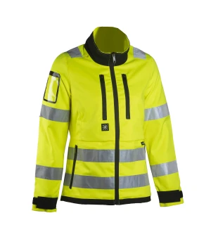 Naisten turva stretchtakki 3XL hv-keltainen kuva