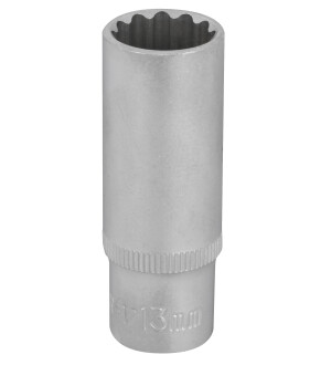 HYLSY 1/4' 12-KULMA M13 PITKÄ (50MM) kuva