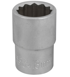 HYLSY 1/2'- 18MM 12-KULMA MATTA kuva