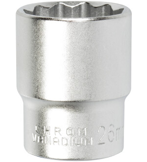 HYLSY 1/2'- 27MM 12-KULMA MATTA kuva