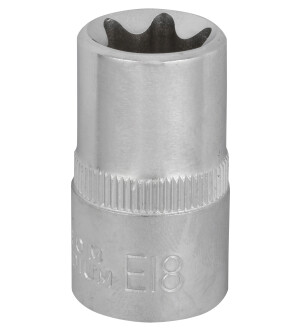 HYLSY 1/2' E-TORX E18 (NAARAS) kuva