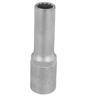 HYLSY 1/2'- 7/16' 12-KULMA PITKÄ kuva