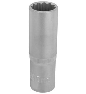 HYLSY 1/2'- 17MM 12-KULMA PITKÄ kuva