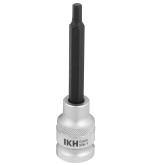 KUUSIOKOLOKÄRKIHYLSY 1/2' 5MM 100MM kuva