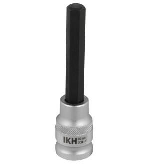 KUUSIOKOLOKÄRKIHYLSY 1/2' 10MM 100MM kuva