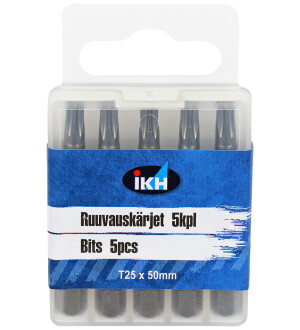 RUUVAUSKÄRKI 5KPL 50MM T25 VÄRIRENGAS kuva