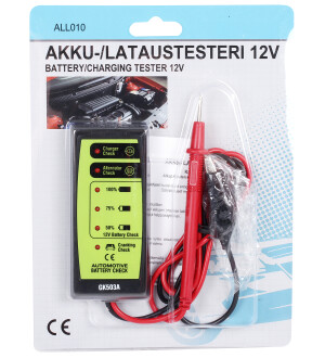 AKKU-/ LATAUSTESTERI 12V kuva