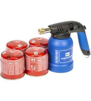 NESTEKAASUPOLTIN + 4X KAASU 190G PIEZO S kuva