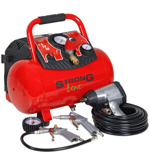 KOMPRESSORI 12L/200L/10 BAR JA TYÖKALUT kuva