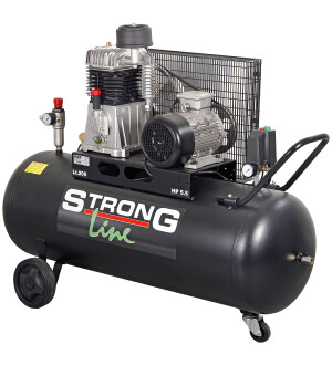 KOMPRESSORI 3-V 5,5HP 685L/200L MUSTA kuva