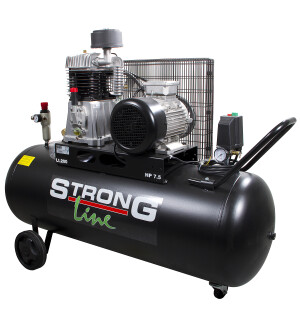 KOMPRESSORI 3-V 7,5HP 925L/200L MUSTA kuva