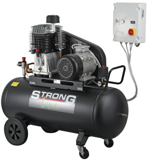 KOMPRESSORI 3-V 10HP 1300L/270L MUSTA kuva