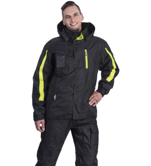 TALVITAKKI 2XS GRAFIITTI MUSTA kuva