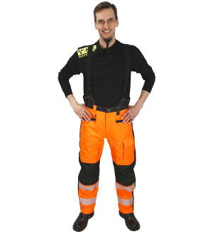 TALVIHOUSUT 5XL AMETISTI FL.ORANS/MUSTA  kuva