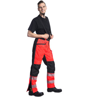 TALVIHOUSUT 4XL AMETISTI FL.PUN/MUSTA LK kuva