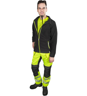 FLEECETAKKI 2XL ARGONIT MUSTA/FL.KEL kuva