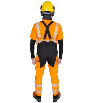 HOUSUT 3XL METSURI FL.ORANS/MUSTA EN1139 kuva