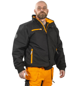 PILOTTITAKKI KEVYTVANU 4XL GARRET MUSTA kuva