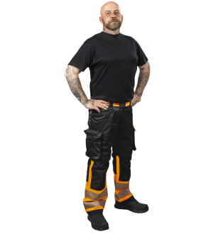 HOUSUT 3XL GREYSON FL.OR/MUSTA LK1 kuva