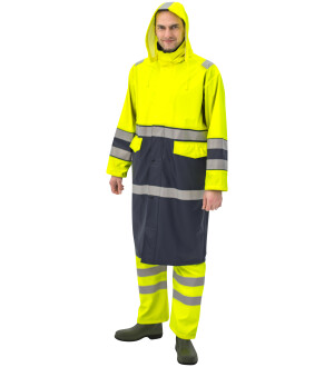 SADETAKKI 2XL KULTA PITKÄ FL.KELT/T.SINI kuva