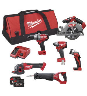 AKKUKONESARJA M18 CPP6A-502B 5,0AH POWER kuva