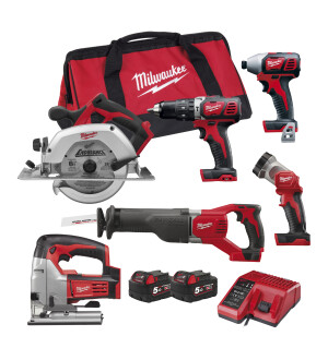 AKKUKONESARJA M18 PP6D-502B 5,0AH POWERP kuva