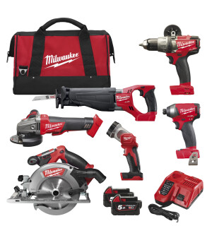 AKKUKONESARJA M18 FPP6A-502B 5,0AH POWER kuva