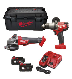 AKKUKONESARJA M18 SET2H-502W 5,0AH POWER kuva