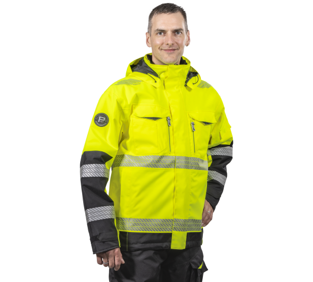 PATRON KELTAINEN MIESTEN TALVITAKKI PAT524K S 1 kuva