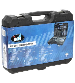 TYÖKALUSARJA 1/4' JA 1/2' 127-OS. kuva