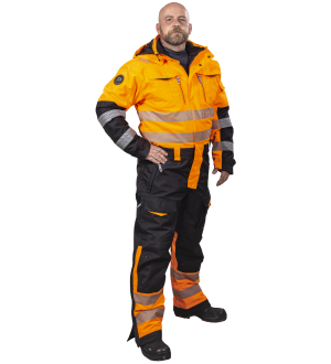 TALVIHAALARI 2XL ARROW FL.ORANS/MUSTA LK kuva