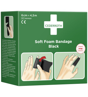 SOFT LAASTARI  MUSTA 6CM X 4,5M kuva