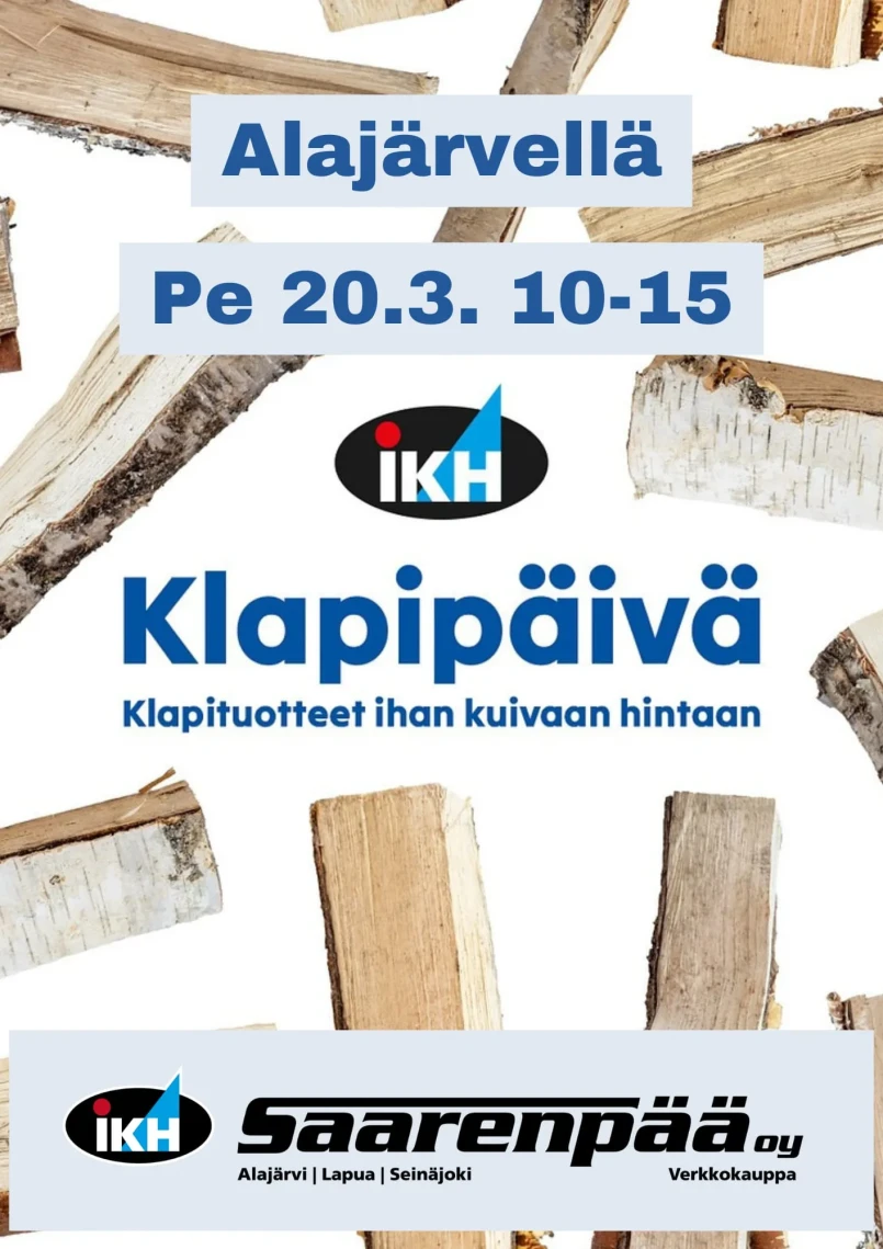Klapipaiva Alajarven myymalassa 2026